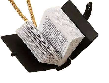 Bible Necklace - Old & New Testament (Gold)