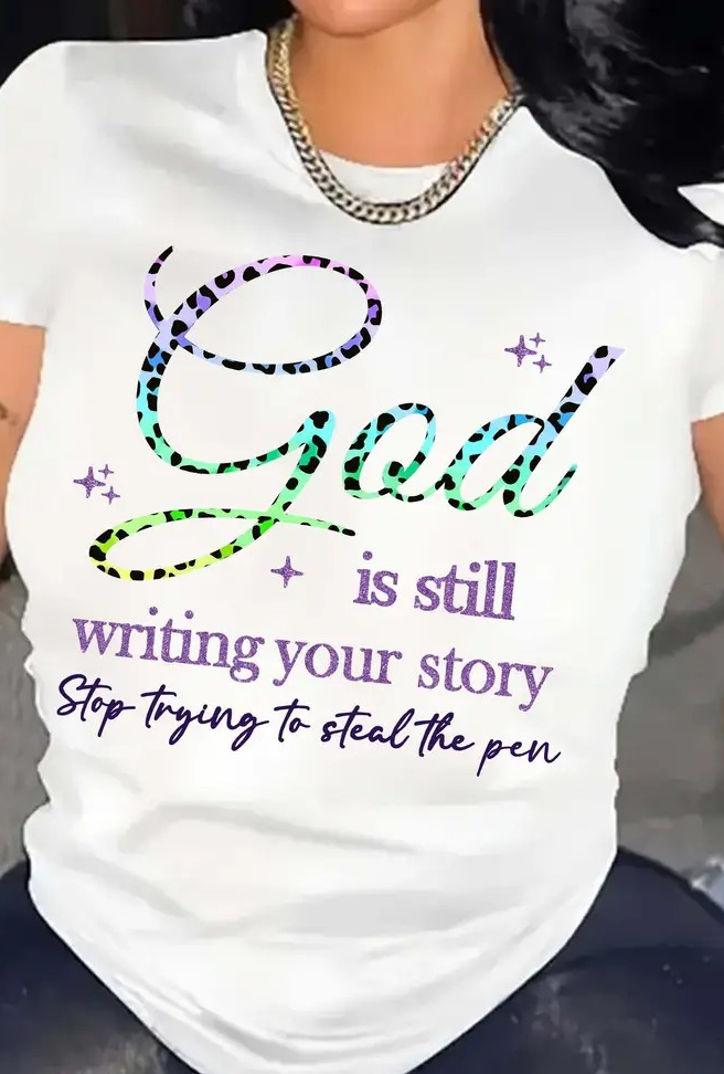 T-Shirt - God Is Writing Your Story (Size L)