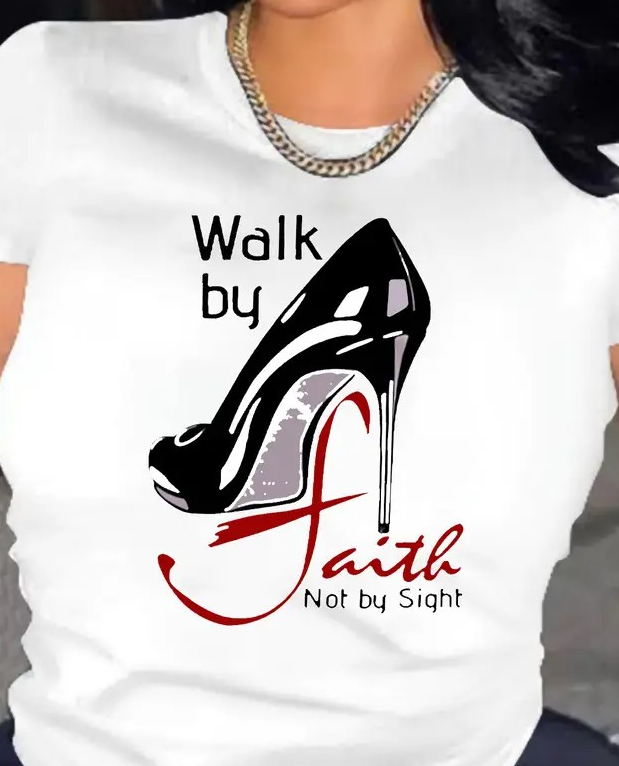 T-Shirt - Walk By Faith (Size L)